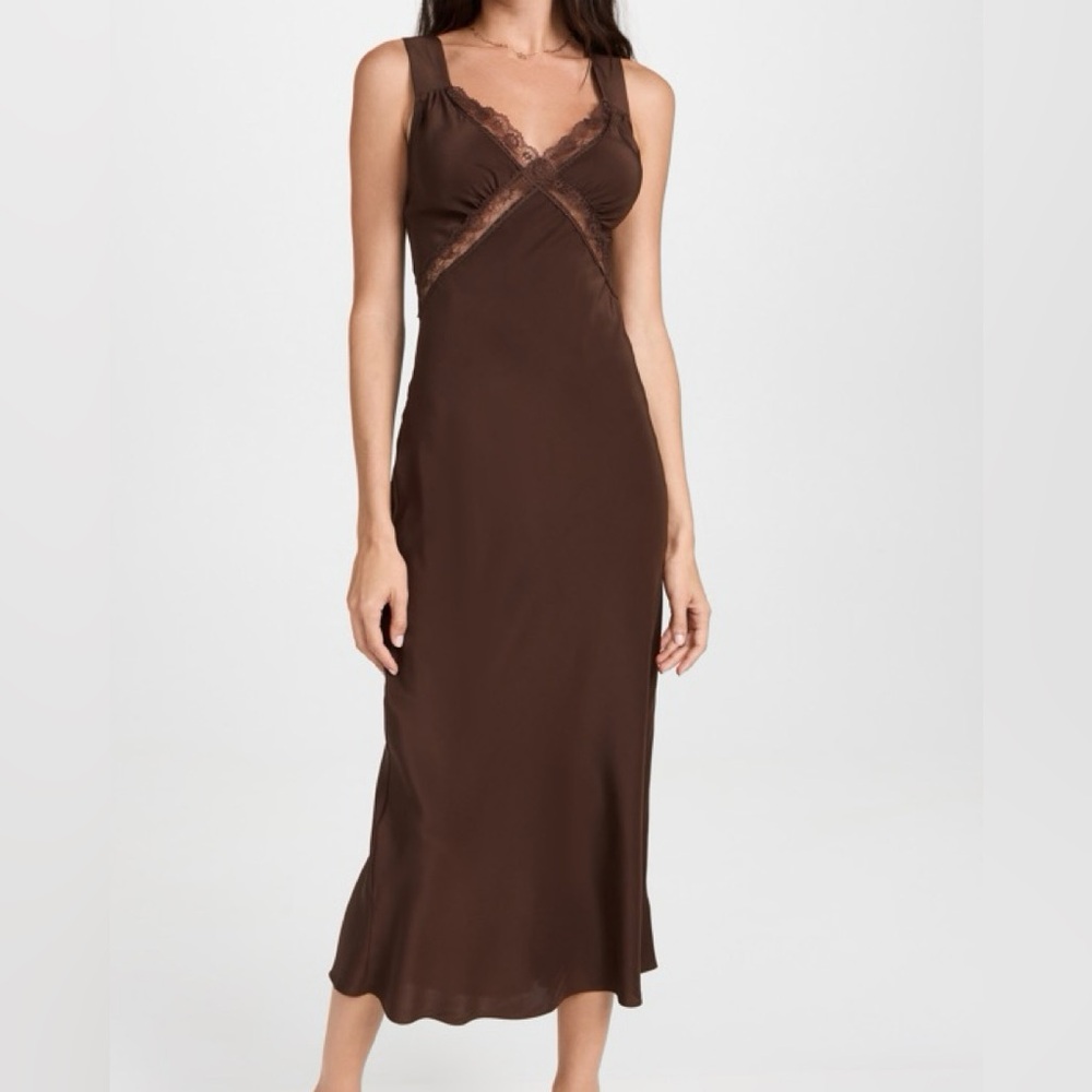 Reformation Provence silk dress size M